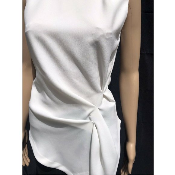 Chelsea & Walker White Draped Top Size 0 US XS - Picture 7 of 7